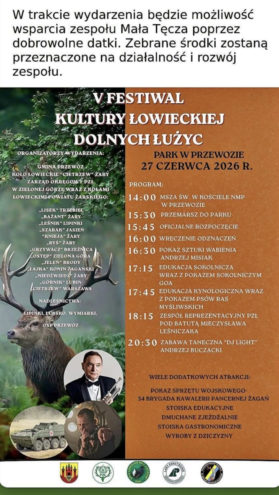 V Festiwal Kultury Łowieckiej Dolnych Łużyc